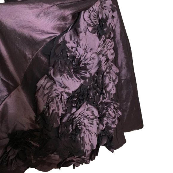 Jade Couture Plus Size 14 Purple Strapless Gown - Picture 6 of 8